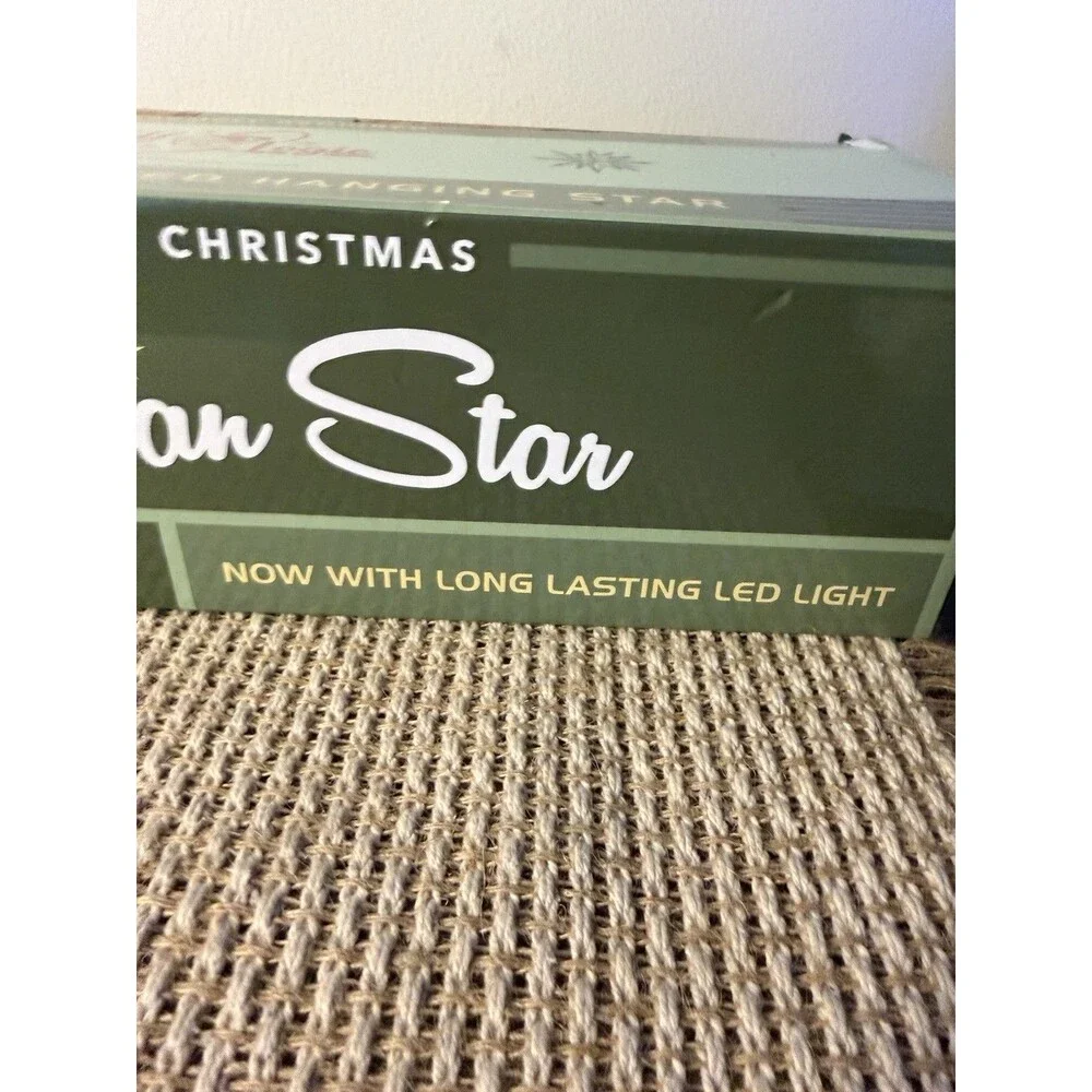 Elf Logic Moravian Star For Advent & Christmas 21 Inch Illuminated Hanging Star